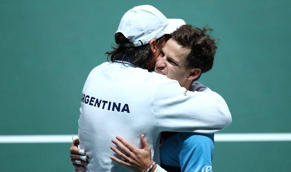 El Peque Diego Schwartzman es la principal carta del equipo que comanda Gaudio