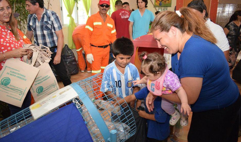 Recibieron una charla sobre el cuidado del medio ambiente y el tratamiento de los residuos urbanos