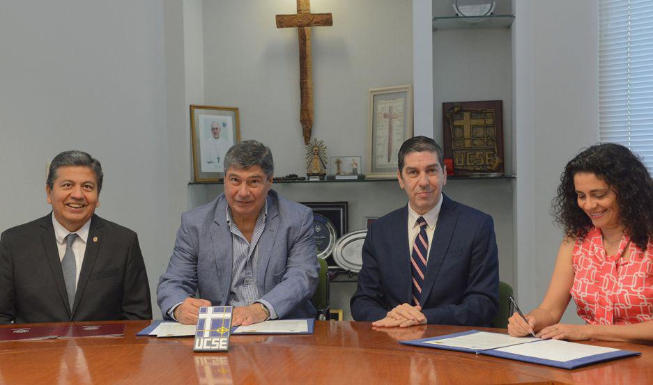 Las universidades Catoacutelica y Nacional firmaron un convenio de vinculacioacuten reciacuteproca con el Club Atleacutetico Mitre