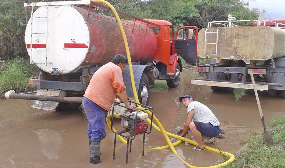 Todo el personal de la Municipalidad de La Banda trabaja para que la ciudad vuelva a la normalidad
