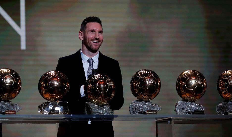 Lionel Messi logró su sexto Balón de Oro