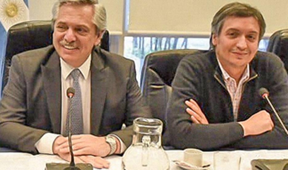 Alberto Fernndez asistió a la presentación del bloque en donde  consagró a Mximo Kirchner como titular de esa bancada