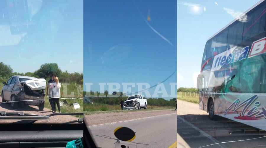 Fuerte choque en la ruta 34- por fortuna todos los involucrados resultaron ilesos