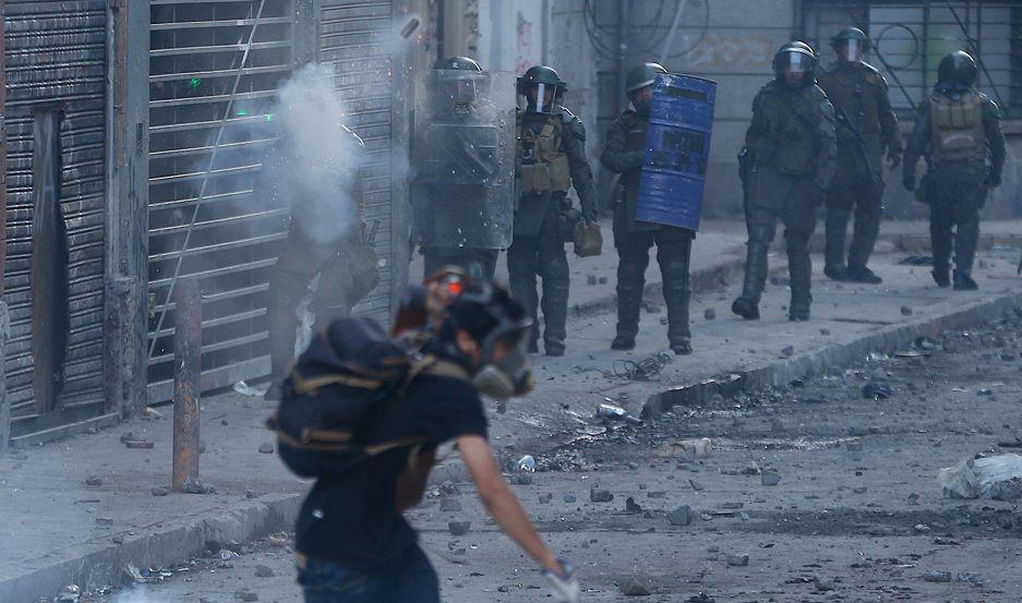 GRAVE La represión provoca serias lesiones en cientos de chilenos
