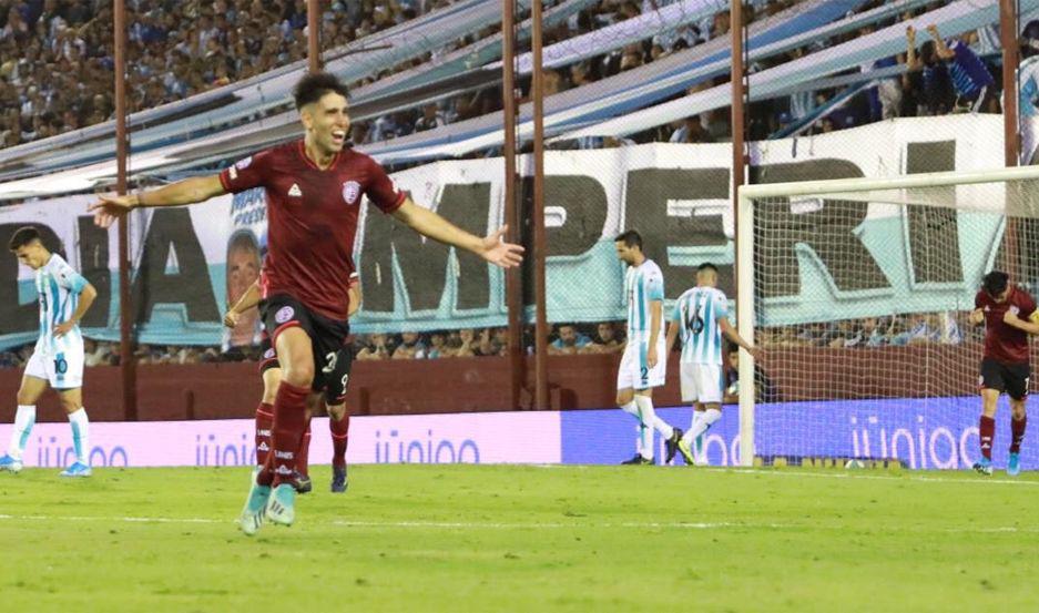 Lanuacutes cortoacute su mala racha y vencioacute a Racing por la miacutenima
