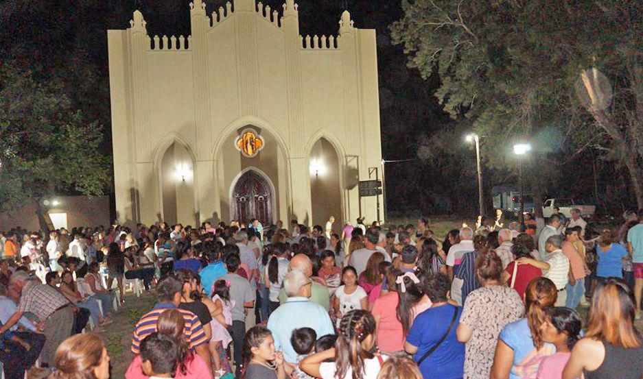 M�s de mil personas participaron de la puesta en valor del Santuario Hubo corte de cintas