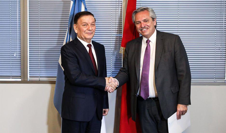 Alberto Fernaacutendez recibioacute al enviado especial del presidente chino Xi Jinping