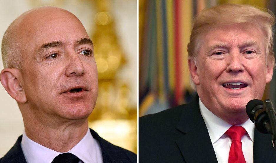 Amazon acusa a Trump por un contrato de USD10000 millones
