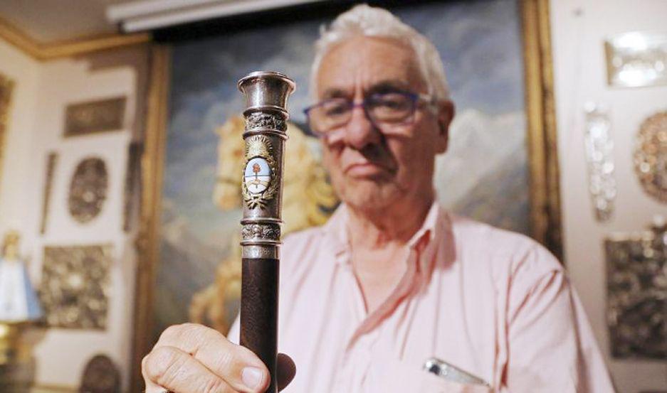 El reconocido orfebre Juan Carlos Pallarols contó detalles del bastón presidencial que confeccionó para el mandatario electo Alberto Fern�ndez