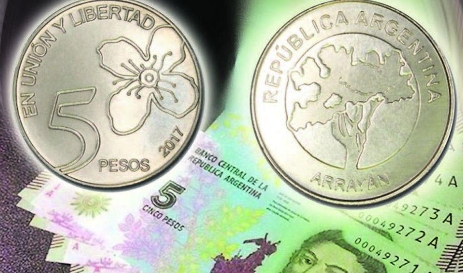 Los billetes de 5 se retirar�n de circulación en breve Las monedas ocupar�n su lugar