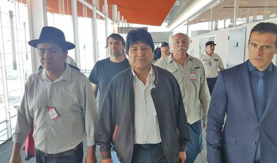 COORDINACIÓN El expresidente boliviano Evo Morales se quedar� en Argentina para estar m�s cerca de su país
