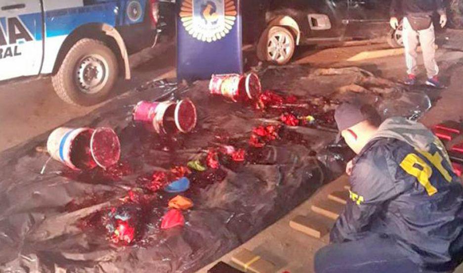VIGILANCIA La droga llegó bien camuflada para burlar el olfato de los perros El salteño fue interceptado en 