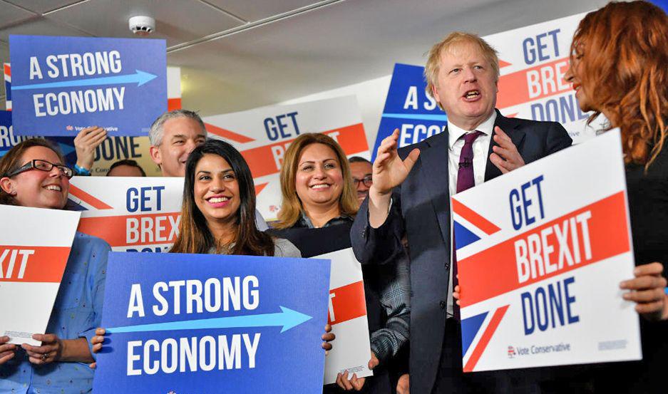 Tras aplastante triunfo electoral Johnson busca la unioacuten britaacutenica