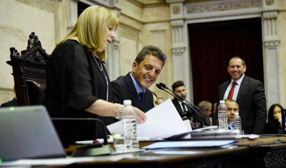 Sergio Massa preside la C�mara de Diputados de la Nación desde el pasado 10 de diciembre