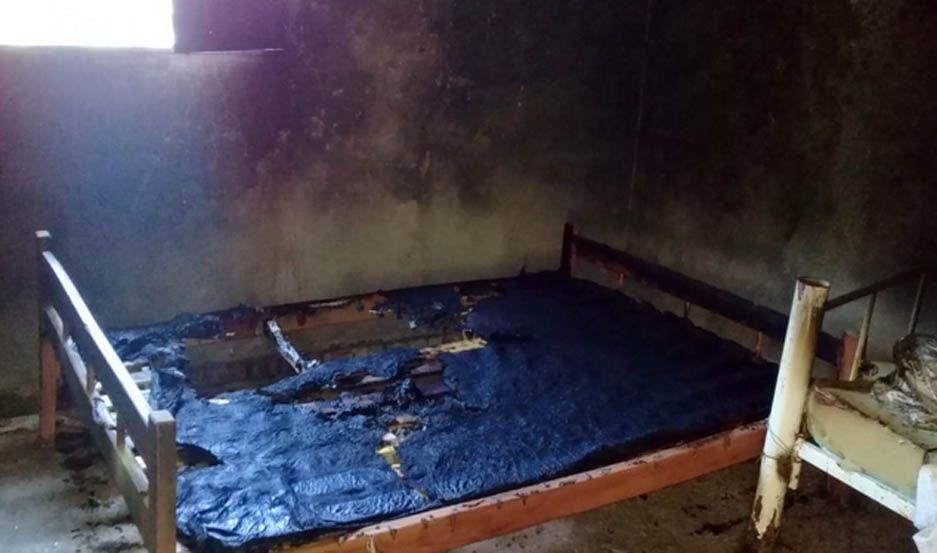 El incendio ocurrió en circunstancias en que la casa se hallaba sin moradores