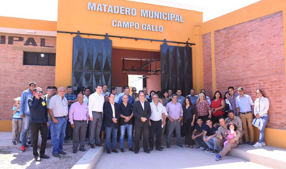 Inauguran obras en Campo Gallo- matadero polideportivo y viviendas sociales