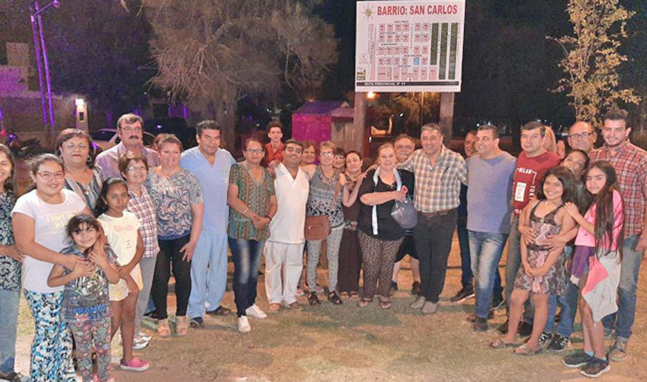 La junta vecinal aspira a realizar mejoras en San Carlos
