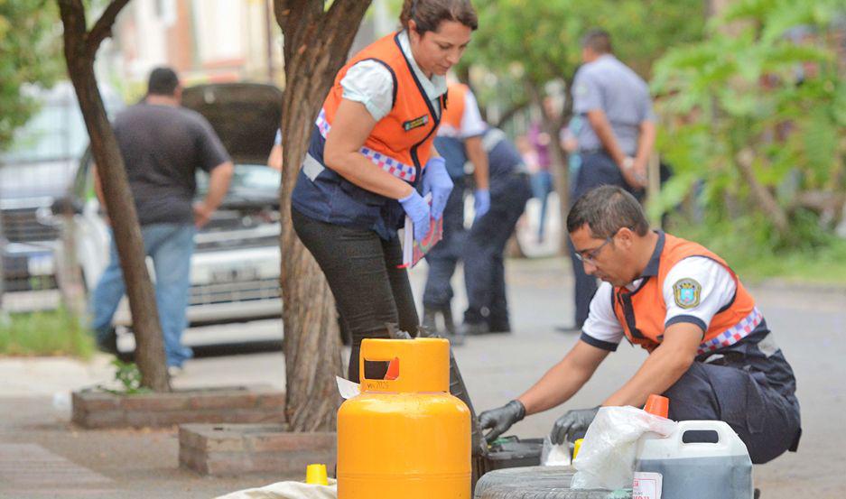 El 12 de noviembre los asaltantes huyeron con bolsos y se habrían ocultado en una casa del B 8 deAbril