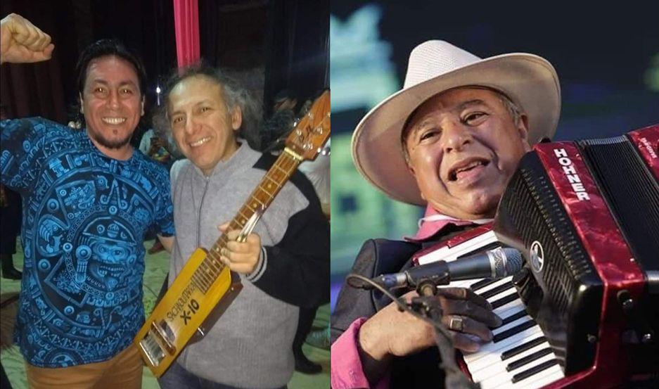 Claudio Acosta y Manolo Herrera (izq) junto con Marcelo Véliz animarn la velada artística que se realizar el próximo viernes 27