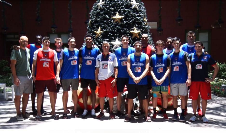 VIDEO El saludo del plantel de Quimsa para todos los santiaguentildeos por la Navidad