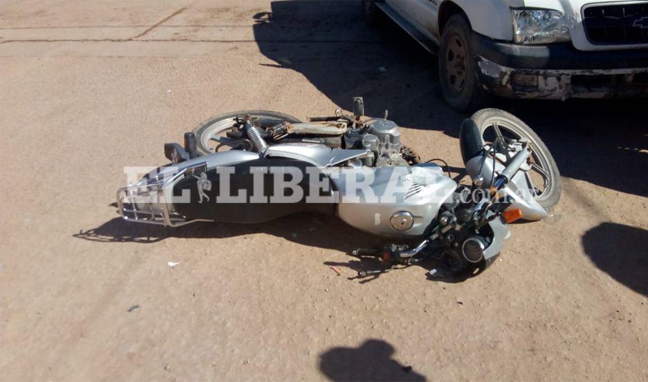 Las dos víctimas de movilizaban en una moto por las calles de Añatuya