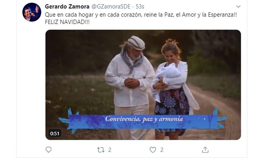 El gobernador de la Provincia deseó una feliz Navidad a todas las familias santiagueñas