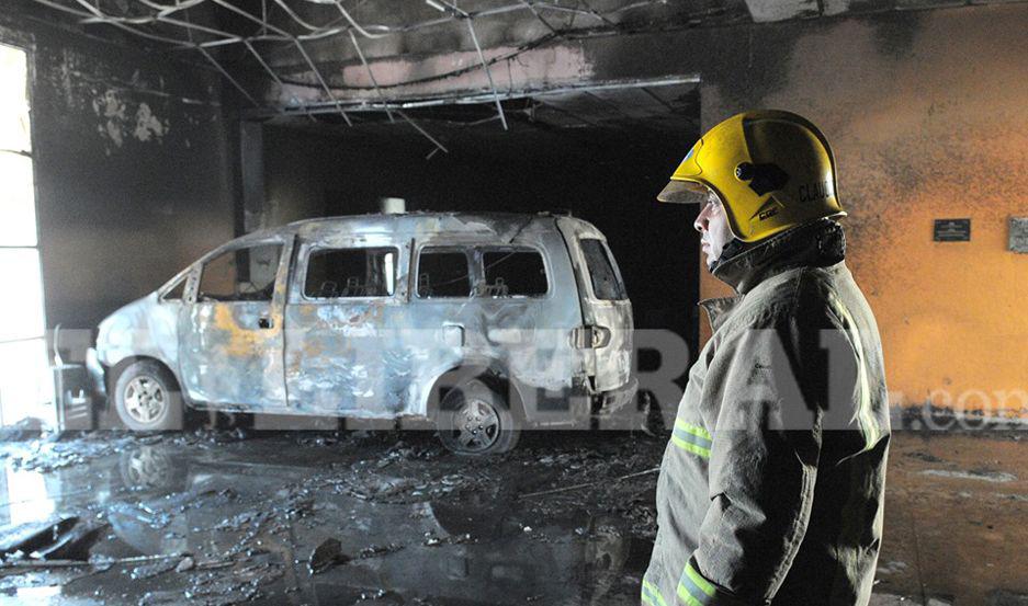 Detienen a un joven por el robo e incendio en Asaim- miraacute la imaacutegen