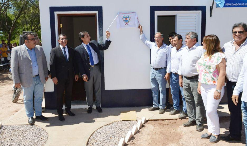 El vicegobernador Silva Neder inauguró destacamento policial en Pellegrini