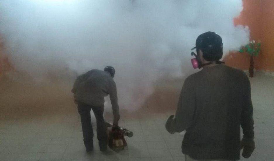Efectuaron fumigaciones en diferentes edificios educativos de Clodomira