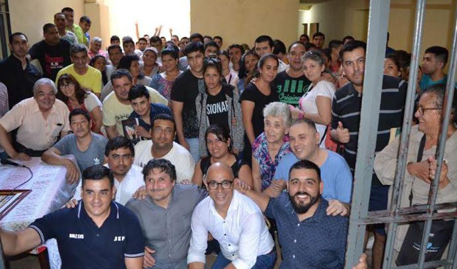 Los internos bautizados estuvieron acompañados por sus familiares