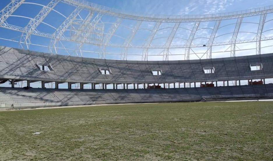 VIDEO  Miraacute coacutemo va quedando el Estadio Uacutenico de Santiago del Estero