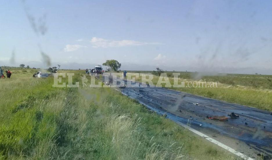 Identificaron a las viacutectimas del choque frontal en Ruta 9