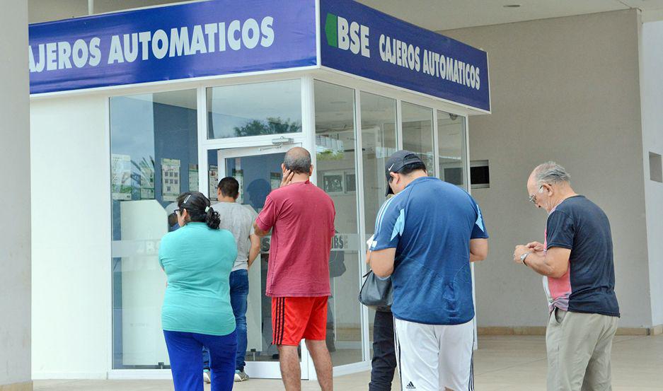 Podr�n retirar sus haberes desde cualquier cajero autom�tico del BSE 
