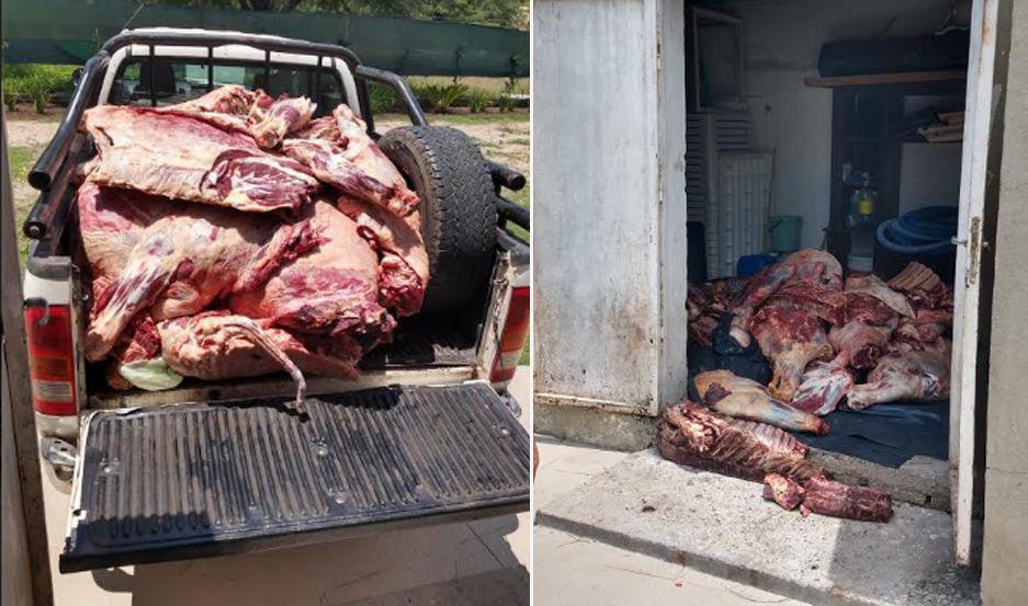 Decomisan 1000 kilos de carne de locales comerciales