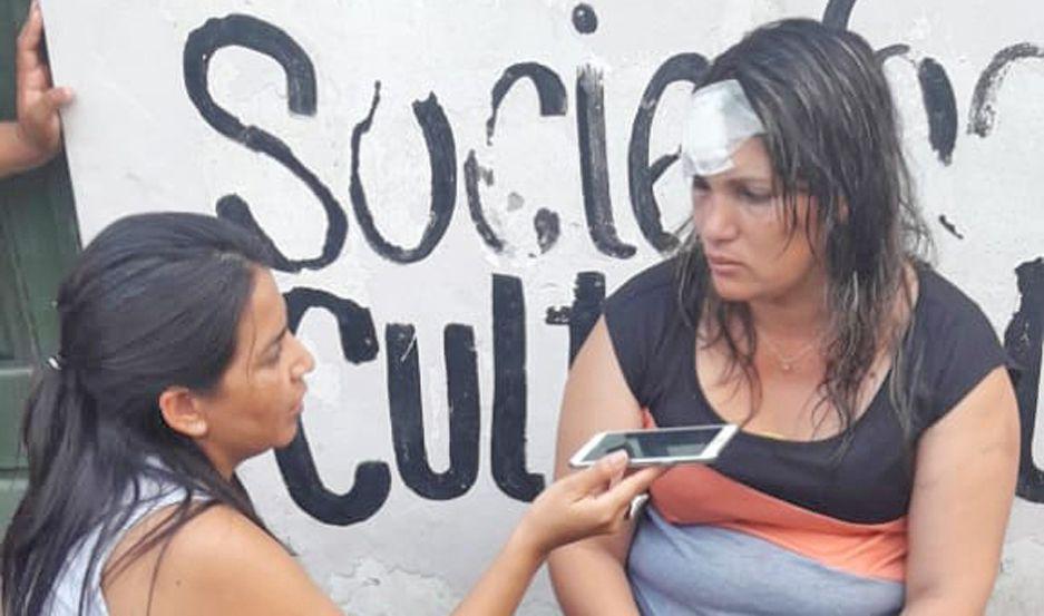 VÍCTIMA Gilda fue atacada cuando se encontraba con su hermana en Belgrano y Besares 
