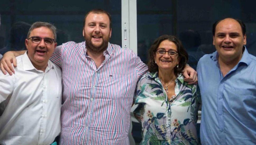 El gobernador de Catamarca Ral Jalil Francisco Mercado Lucia Corpacci ex gobernadora y Gustavo Saadi intendente de San Fernando del Valle de Catamarca