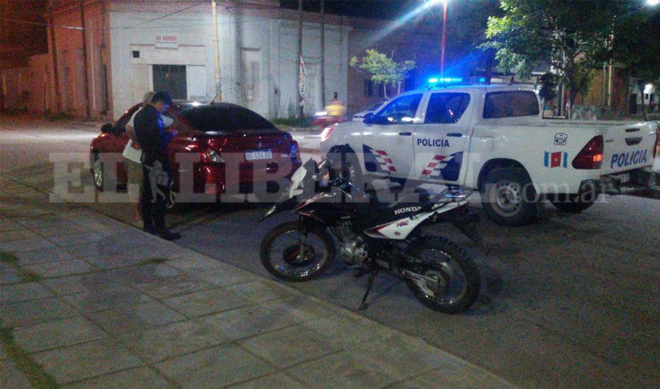 Luego de la colisión el herido fue rasladado al hospital Zonal