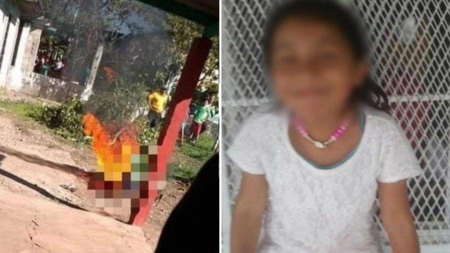 Acusado de violar y decapitar a una nena fue quemado vivo