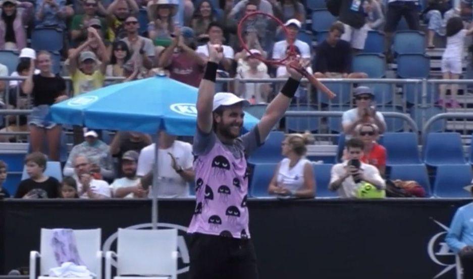 Trungelitti fue maacutes que su rival y avanzoacute al cuadro principal del Abierto de Australia