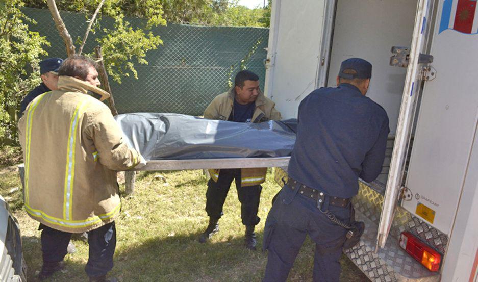 AUTOPSIA El cad�ver fue trasladado a la morgue del Centro de Salud Banda para ser examinado por el forense 
