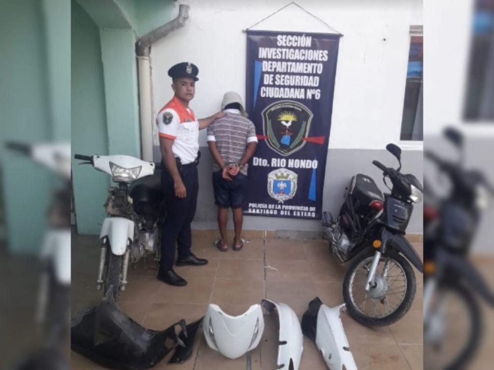 Las Termas- atrapan a un joven ladroacuten y recuperan dos motos robadas