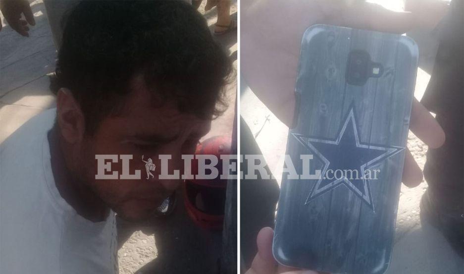 Delincuente tiroacute al suelo a una mujer para robarle el celular- lo atraparon en plena fuga