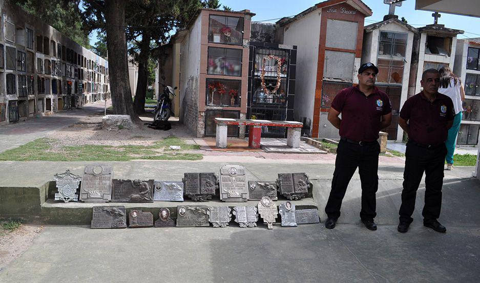 Intervencioacuten de Alerta Banda permitioacute recuperar objetos robados en el cementerio ldquoLa Misericordiardquo