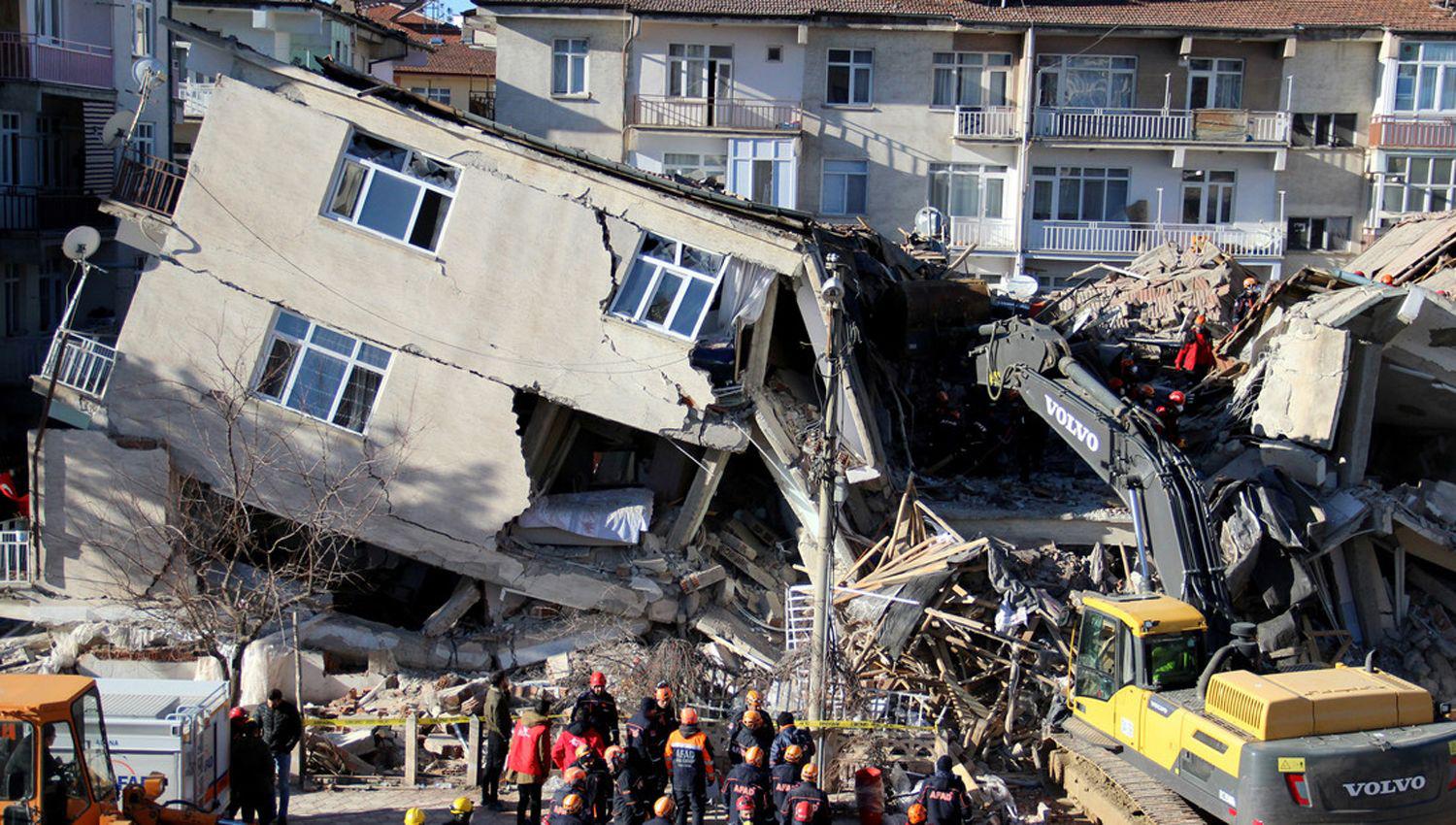 El terremoto en Turquía fue de 65 grados