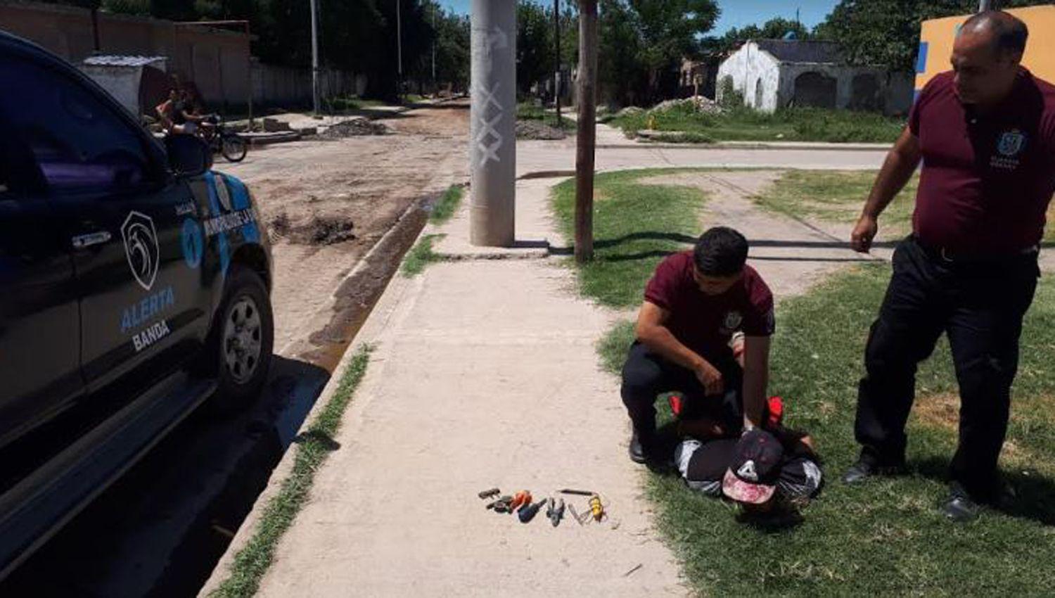 Personal de Alerta Banda logró detener al delincuente