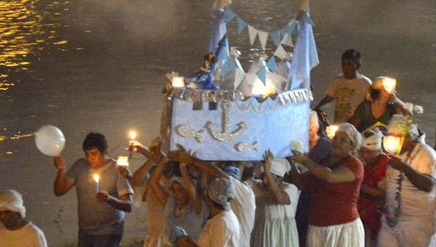 La tradicional celebración convoca a los fieles del culto Umbanda