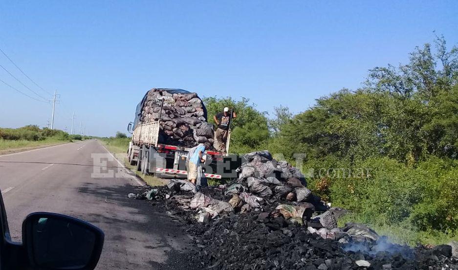 El incendio de un camioacuten generoacute paacutenico en la ruta 92