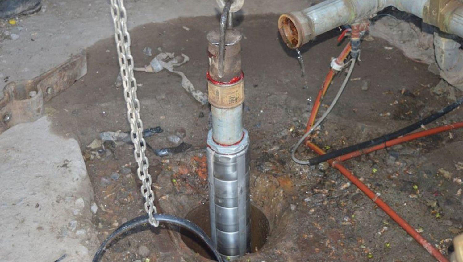 Nueva bomba de agua para el barrio Neacutestor Kirchner