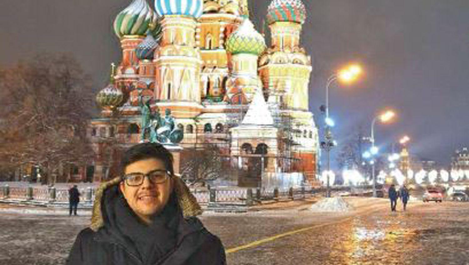 EXPERIENCIA Marcelo tiene 25 años ya se adaptó a la vida en Rusia y todavía no sabe si regresar� al país cuando caduque su beca