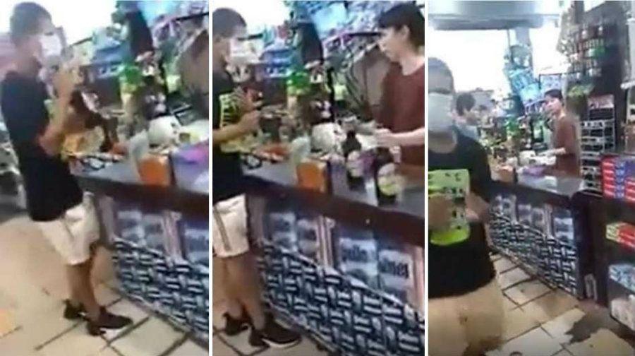 Indignante- joven fue a supermercado chino con barbijo y se burloacute de la cajera